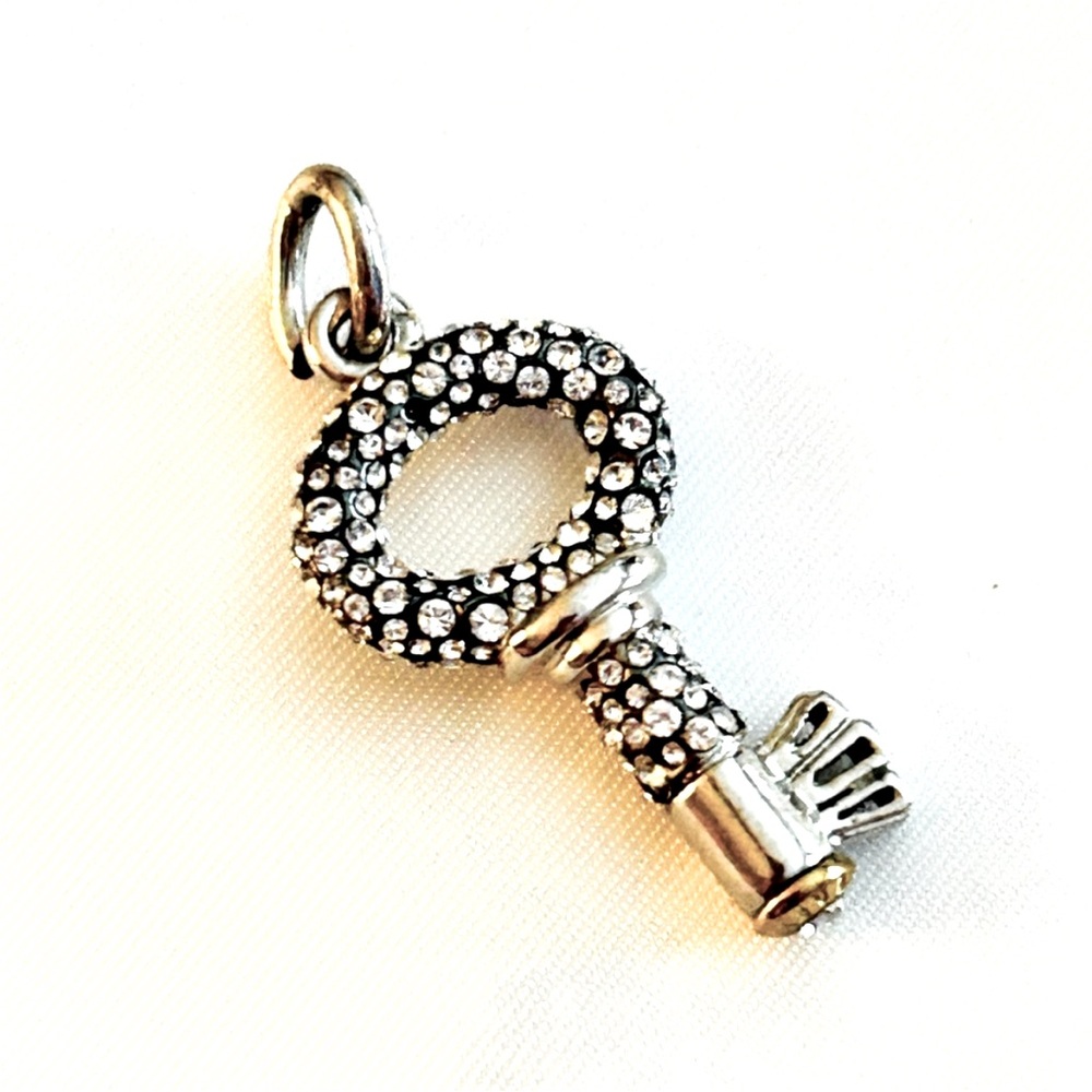 Henri Bendel Paved Key Charm/ Bracelet/ Necklace/ Keychain/ Bag Charm